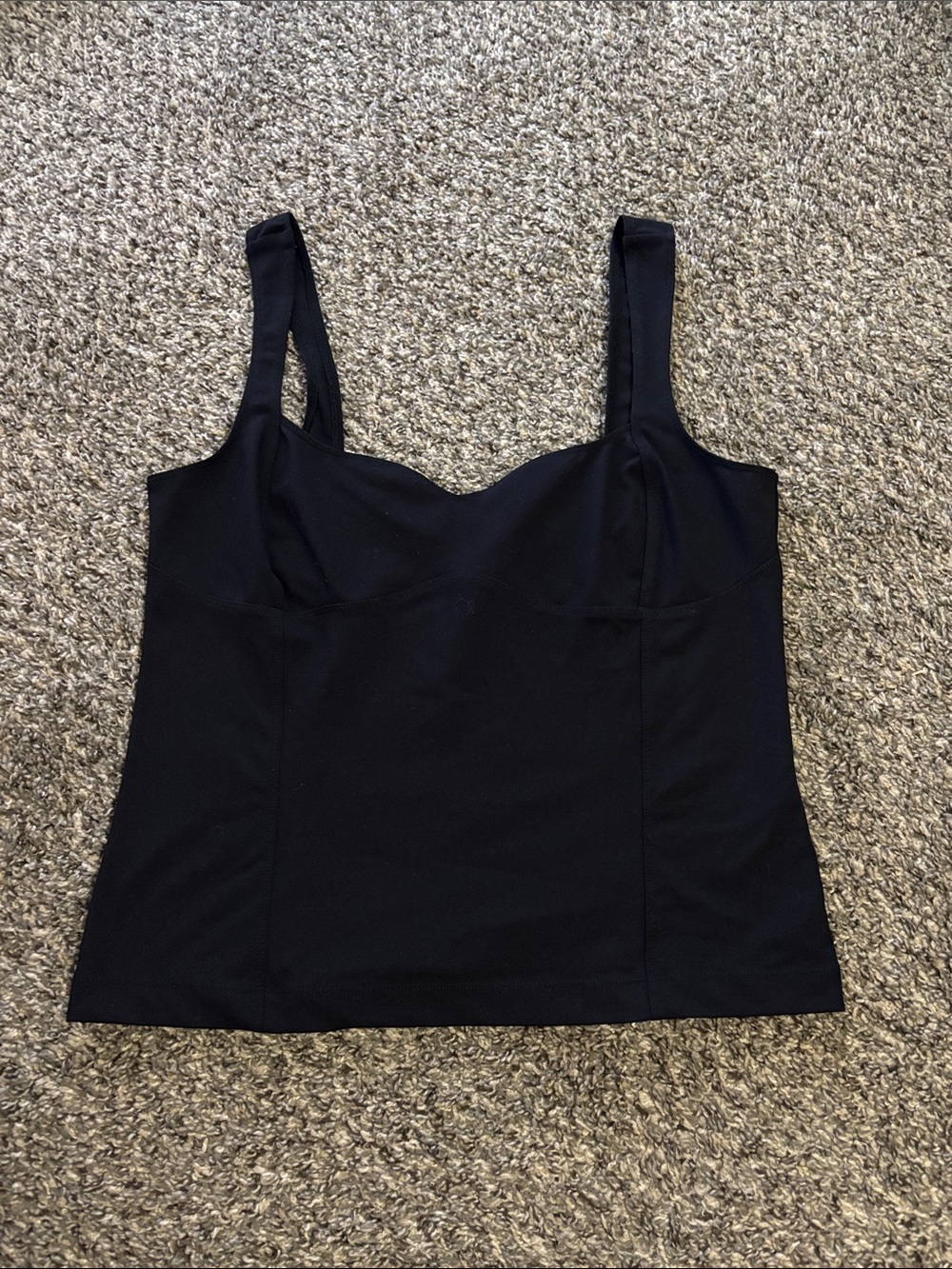 Intimately Free People black tank top minimal large VIEW RULER PICS casual chic